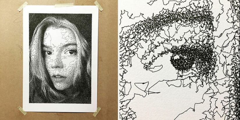 Artist Developed A Python Algorithm That Turns Simple Scribbles Into Art