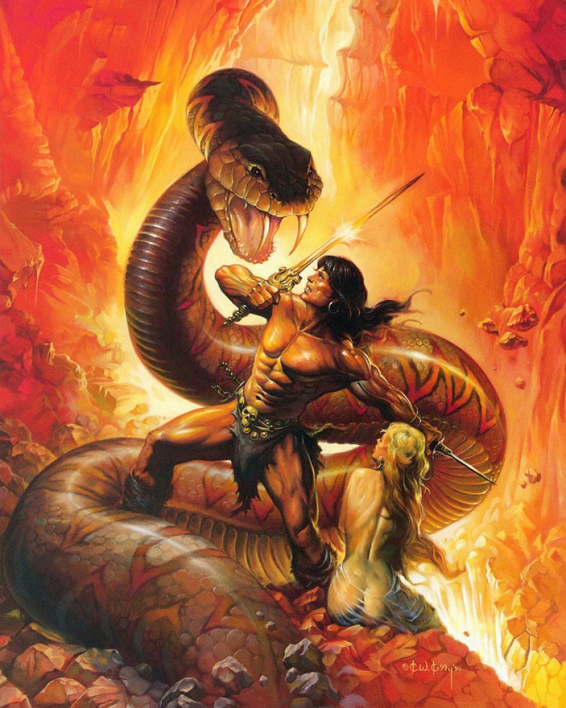 Artist Ken Kelly and his amazing fantasy art