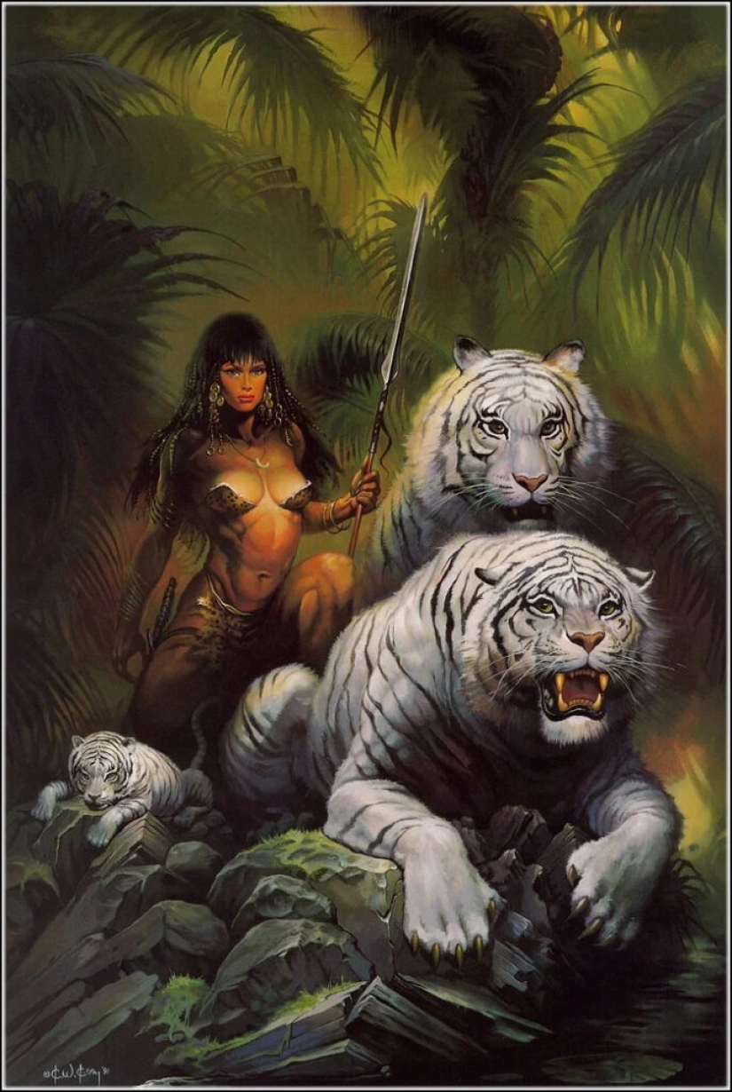 Artist Ken Kelly and his amazing fantasy art