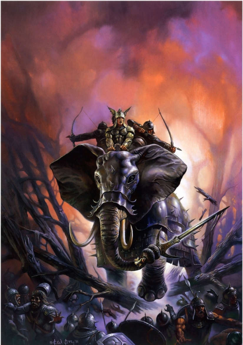 Artist Ken Kelly and his amazing fantasy art