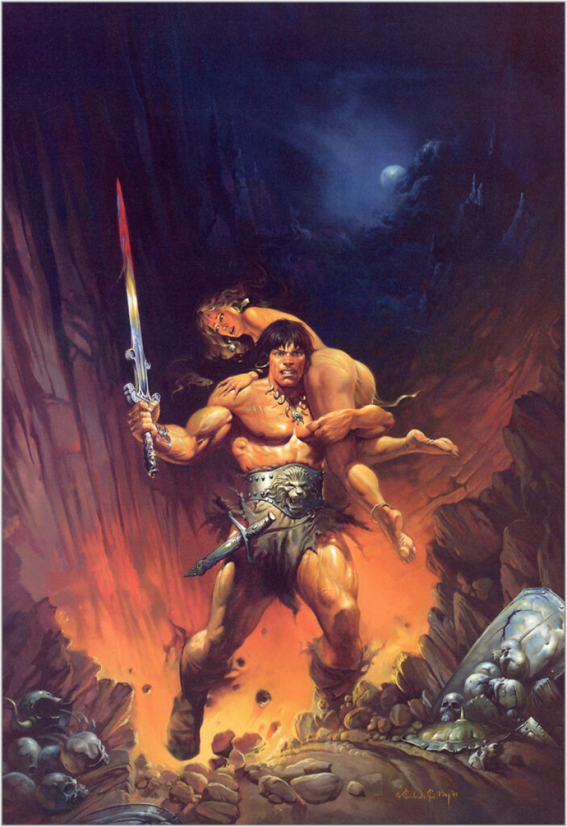 Artist Ken Kelly and his amazing fantasy art