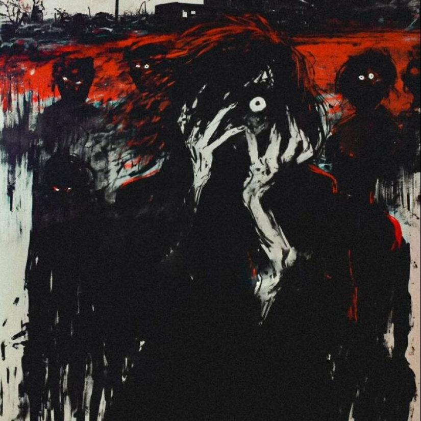 Artist Paints Dark And Creepy Scenes Inspired By Industrial Decay And Folklore