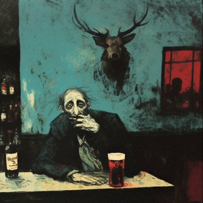 Artist Paints Dark And Creepy Scenes Inspired By Industrial Decay And Folklore