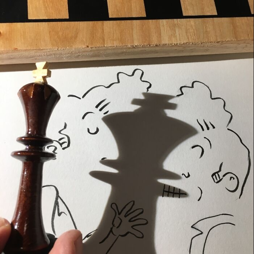 Artist Transforms Shadows Of Everyday Objects Into Illustrations