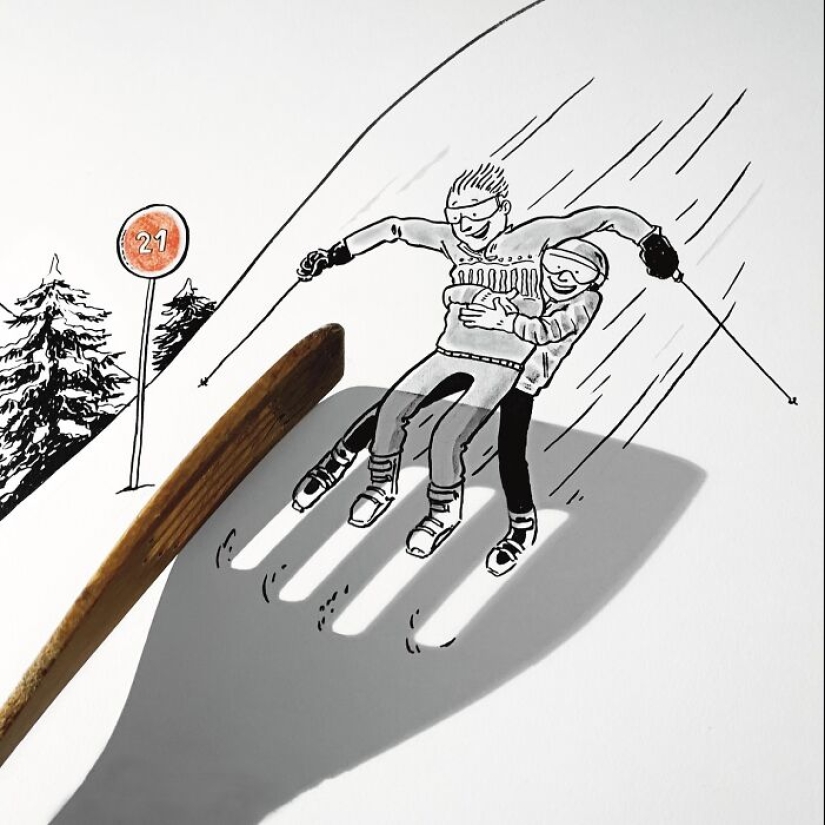 Artist Transforms Shadows Of Everyday Objects Into Illustrations