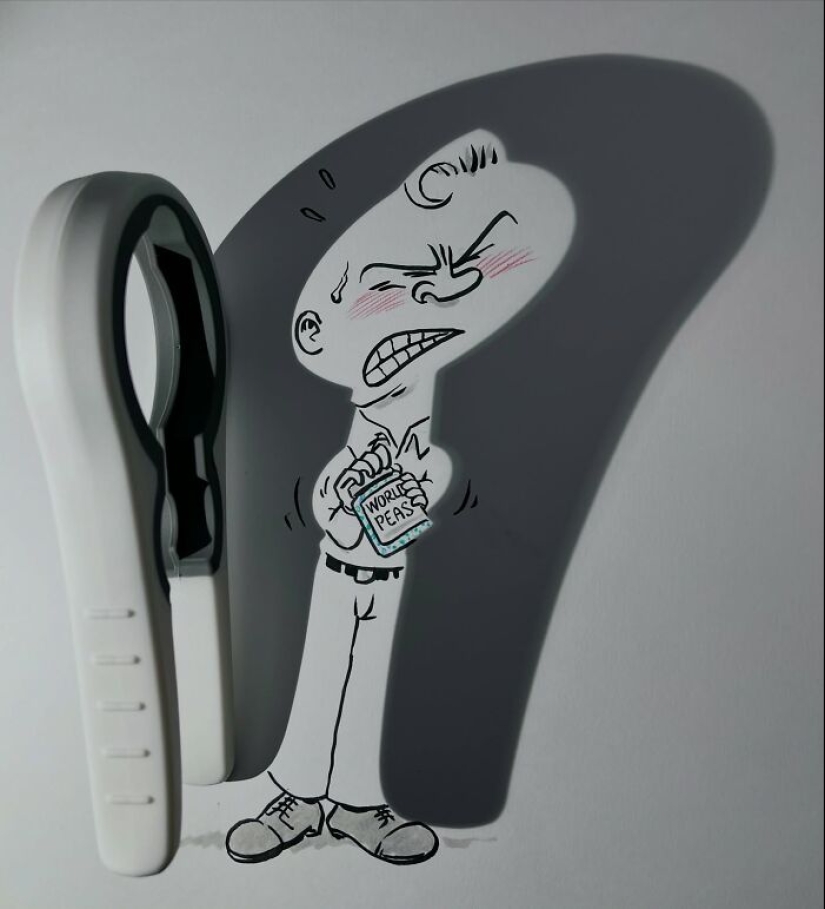 Artist Transforms Shadows Of Everyday Objects Into Illustrations