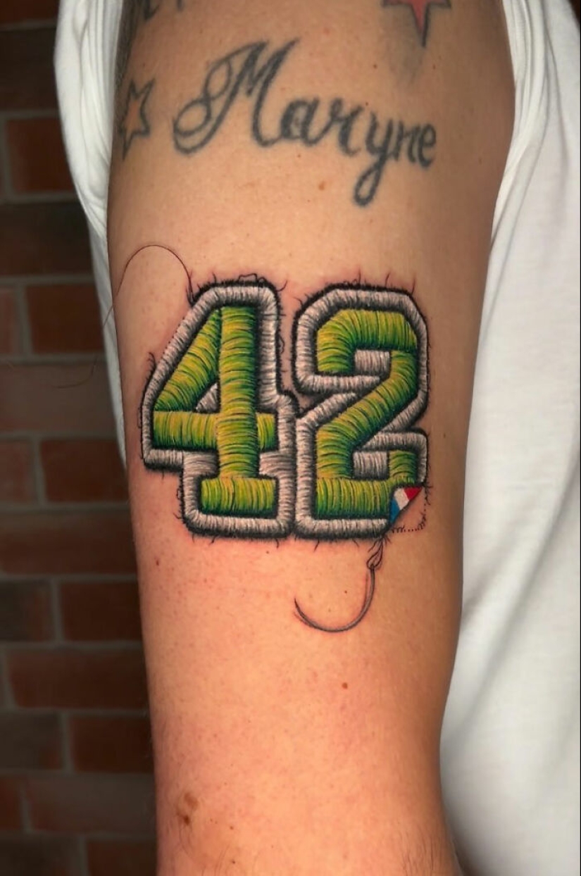 Artista del tatuaje crea tatuajes bordados de aspecto realista y aquí están sus 15 mejores trabajos