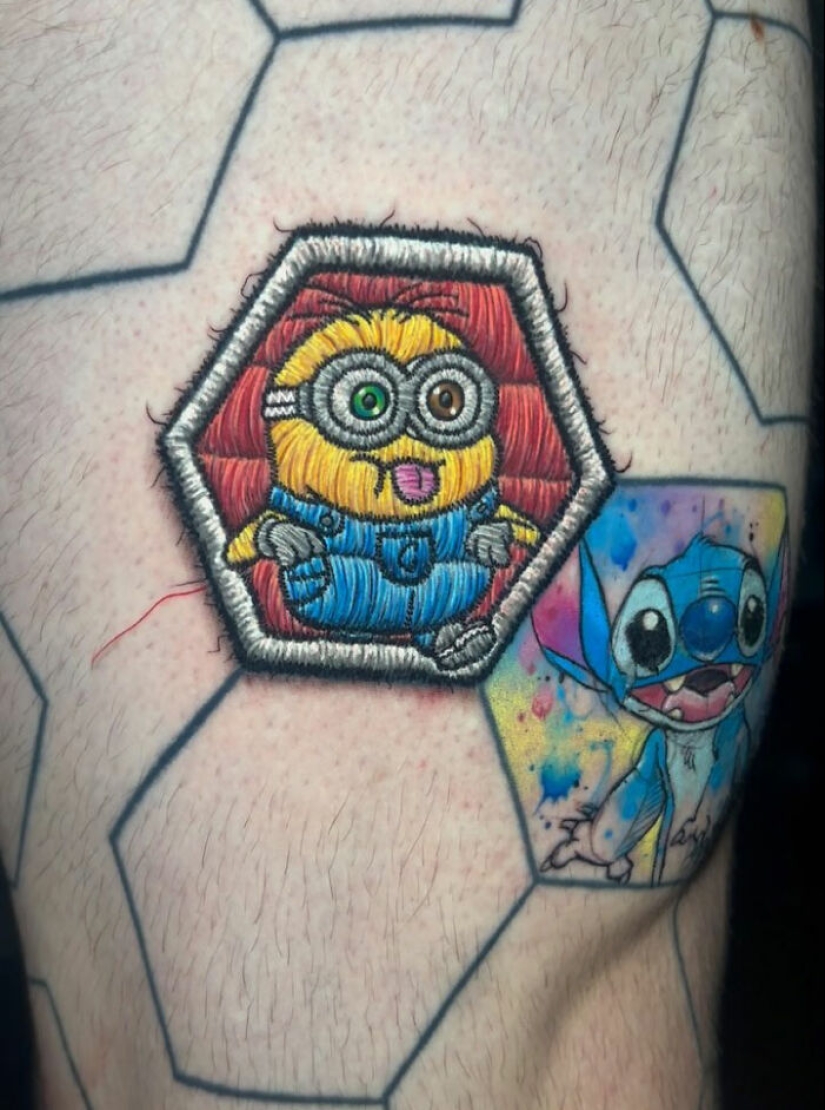 Artista del tatuaje crea tatuajes bordados de aspecto realista y aquí están sus 15 mejores trabajos