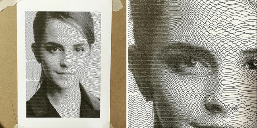 Artista desarrolló un algoritmo de Python que convierte simples garabatos en arte