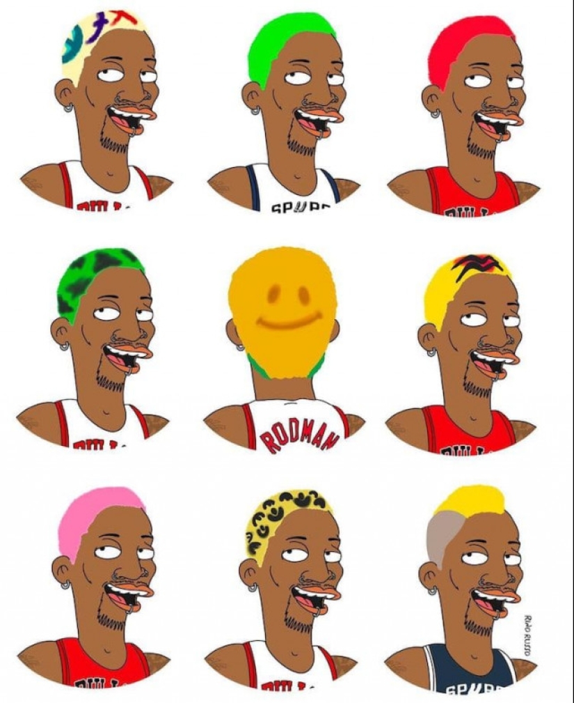 Artista italiano convierte celebridades en personajes de dibujos animados