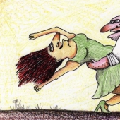 Artista y poeta Pavlik Lemtybozh-sátira tópica al borde del absurdo