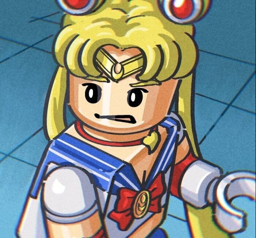 Artistas ilustradores decidió tomar una nueva mirada a Sailor moon