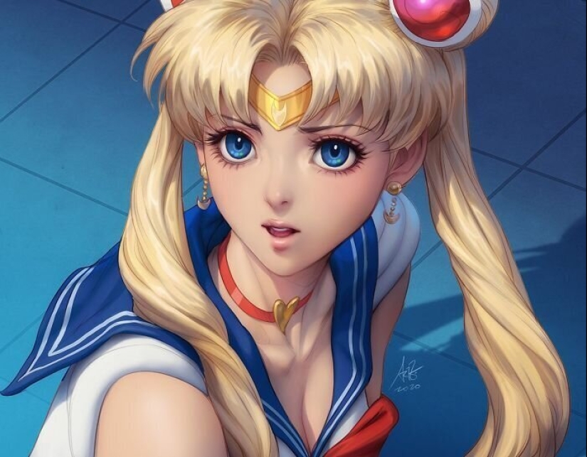 Artistas ilustradores decidió tomar una nueva mirada a Sailor moon