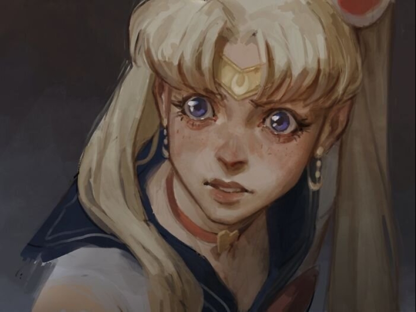 Artistas ilustradores decidió tomar una nueva mirada a Sailor moon