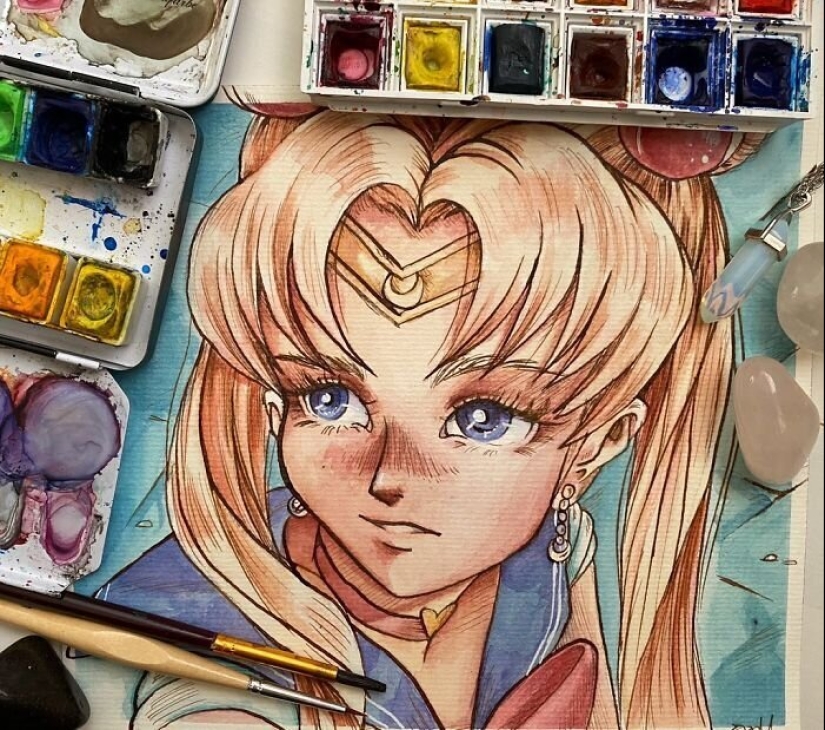 Artistas ilustradores decidió tomar una nueva mirada a Sailor moon