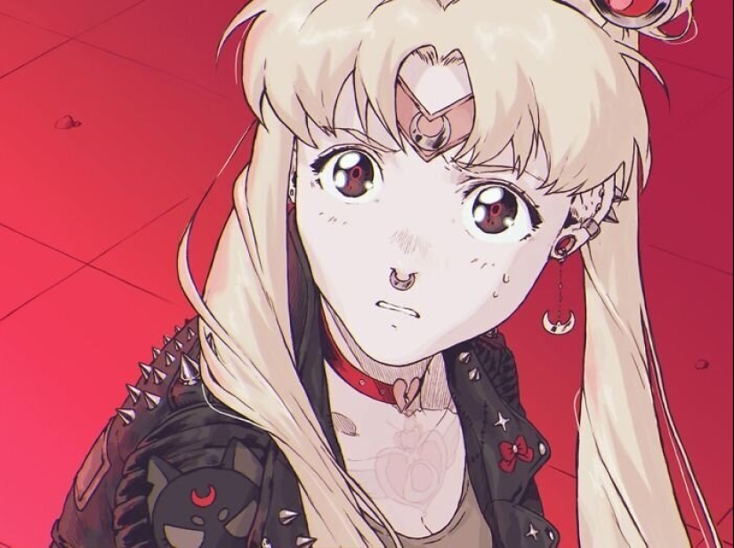 Artistas ilustradores decidió tomar una nueva mirada a Sailor moon