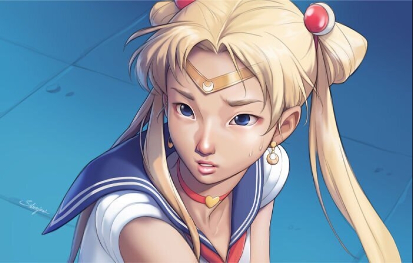 Artistas ilustradores decidió tomar una nueva mirada a Sailor moon