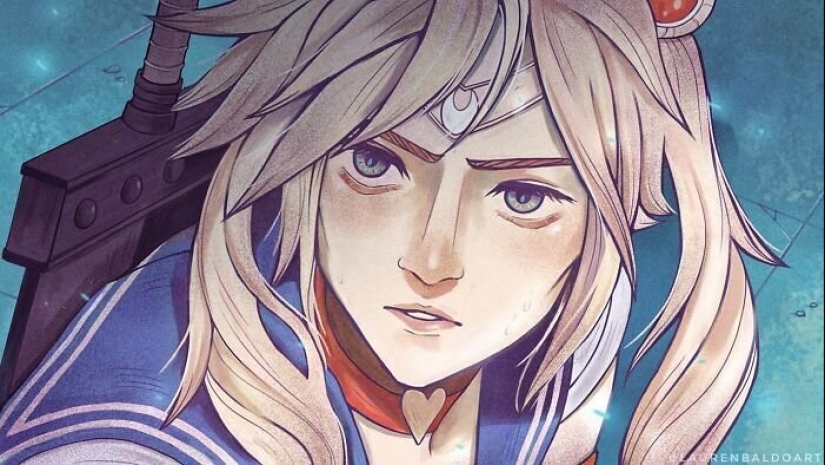 Artists-illustrators decided to take a new look at Sailor moon Artists-illustrators decided to take a new look at Sailor moon