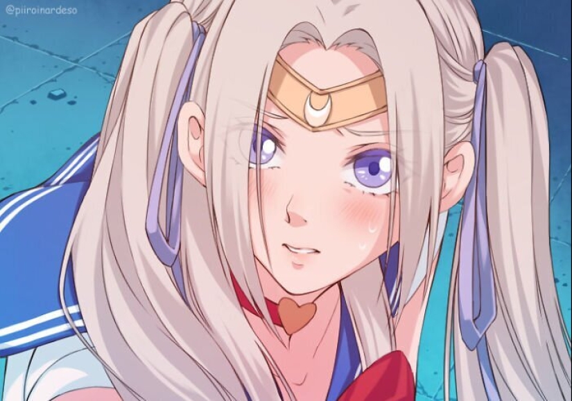 Artists-illustrators decided to take a new look at Sailor moon Artists-illustrators decided to take a new look at Sailor moon