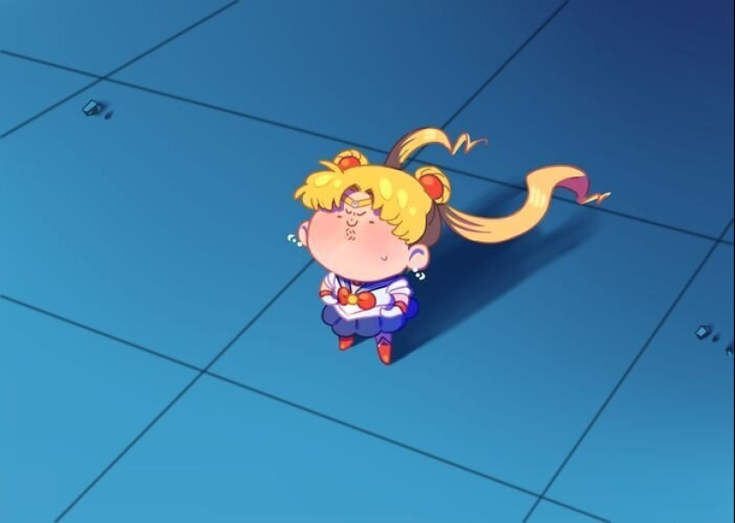 Artists-illustrators decided to take a new look at Sailor moon Artists-illustrators decided to take a new look at Sailor moon
