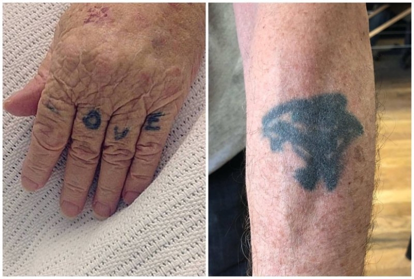 Así es como cambia un tatuaje a lo largo de más de cuarenta años Así es como cambia un tatuaje a lo largo de más de cuarenta años