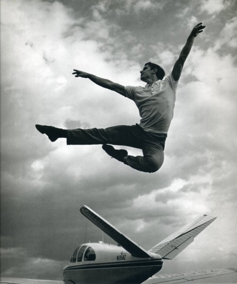 As Philippe Halsman experimented on celebrities