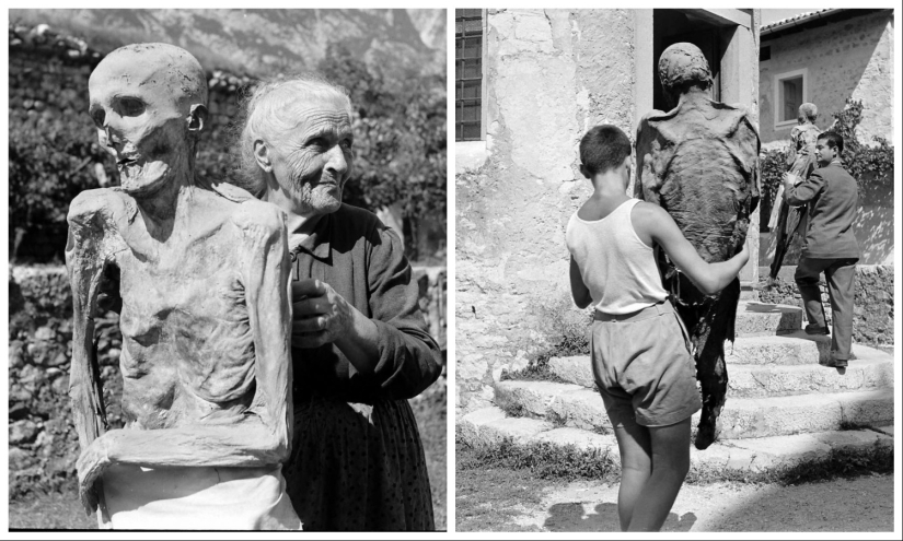 As residents of the Italian town many centuries shared bread and salt with mummies As residents of the Italian town many centuries shared bread and salt with mummies