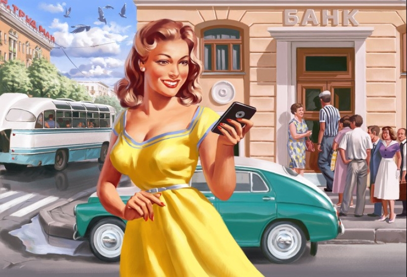 Awesome "Soviet" pin-up of Valeria Barykina Awesome "Soviet" pin-up of Valeria Barykina