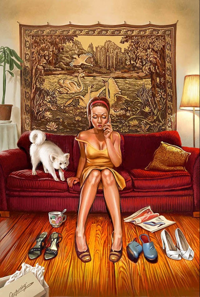 Awesome "Soviet" pin-up of Valeria Barykina Awesome "Soviet" pin-up of Valeria Barykina