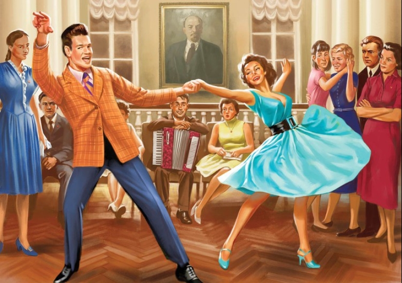 Awesome "Soviet" pin-up of Valeria Barykina Awesome "Soviet" pin-up of Valeria Barykina