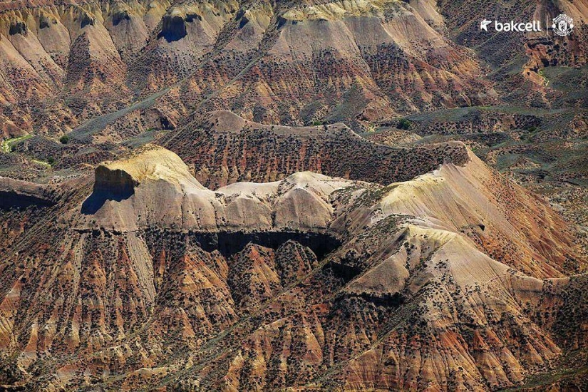 Azerbaiyán a vista de pájaro