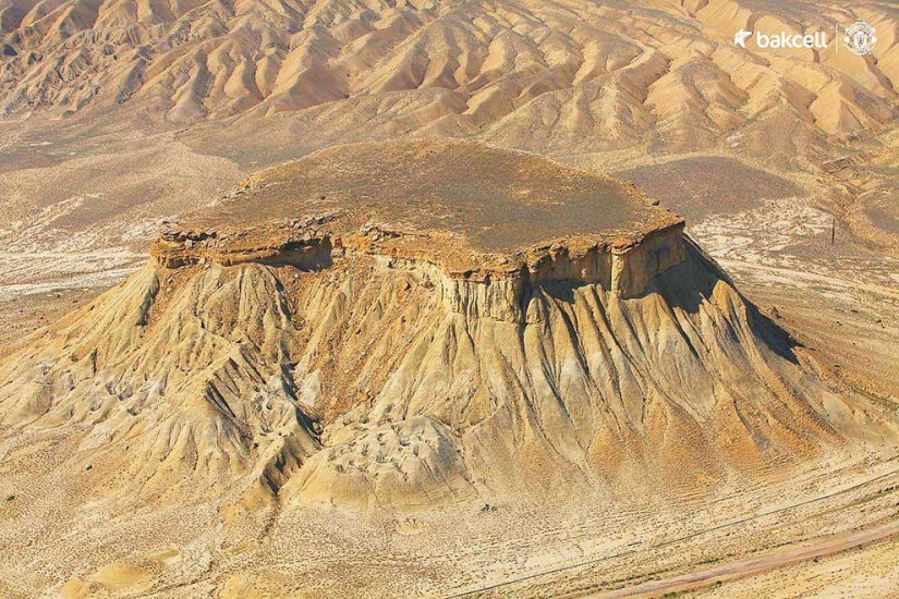 Azerbaiyán a vista de pájaro