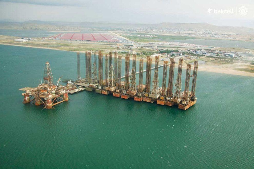 Azerbaiyán a vista de pájaro