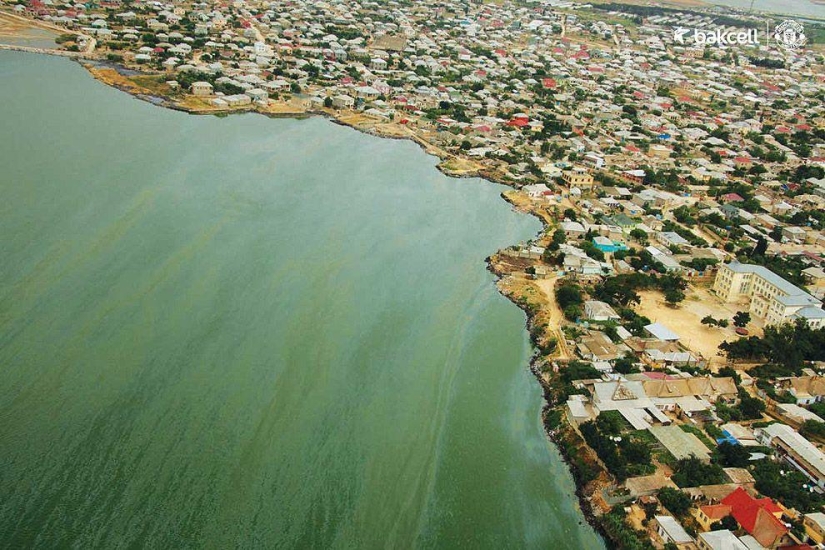 Azerbaiyán a vista de pájaro