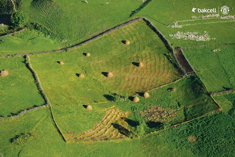 Azerbaiyán a vista de pájaro