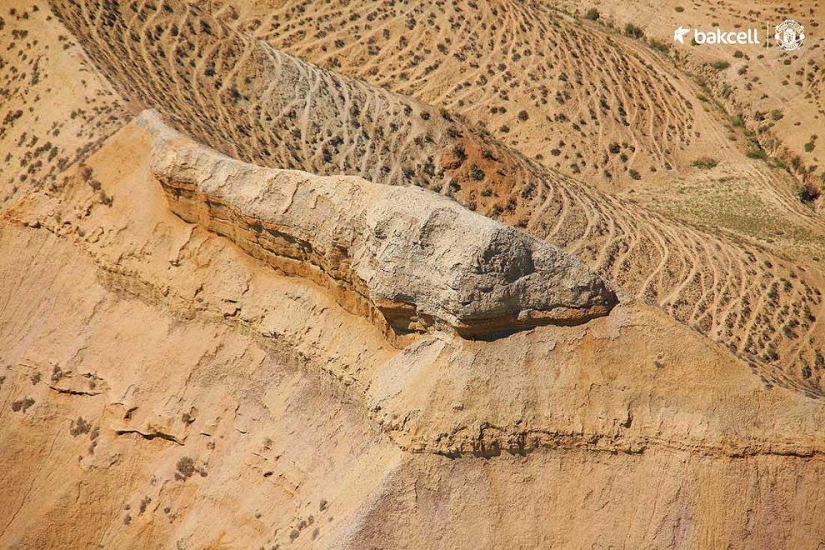 Azerbaiyán a vista de pájaro