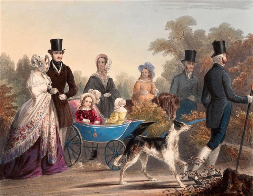 Baby strollers from different eras, striking with their crazy design