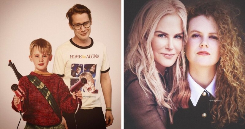 Back to the past: photos of celebrities with ourselves in childhood, adolescence, youth