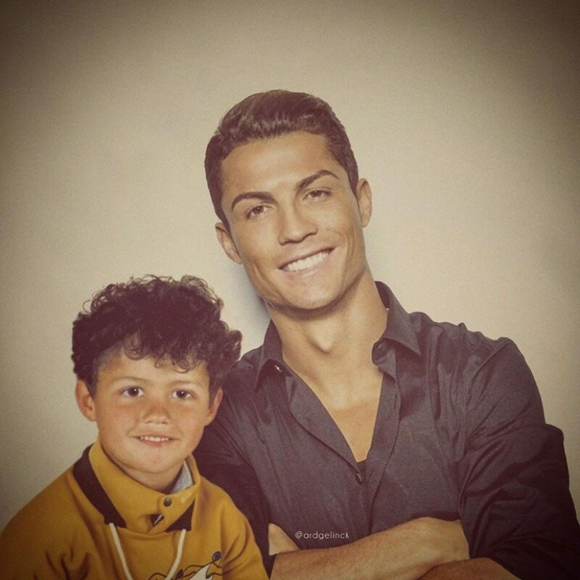 Back to the past: photos of celebrities with ourselves in childhood, adolescence, youth