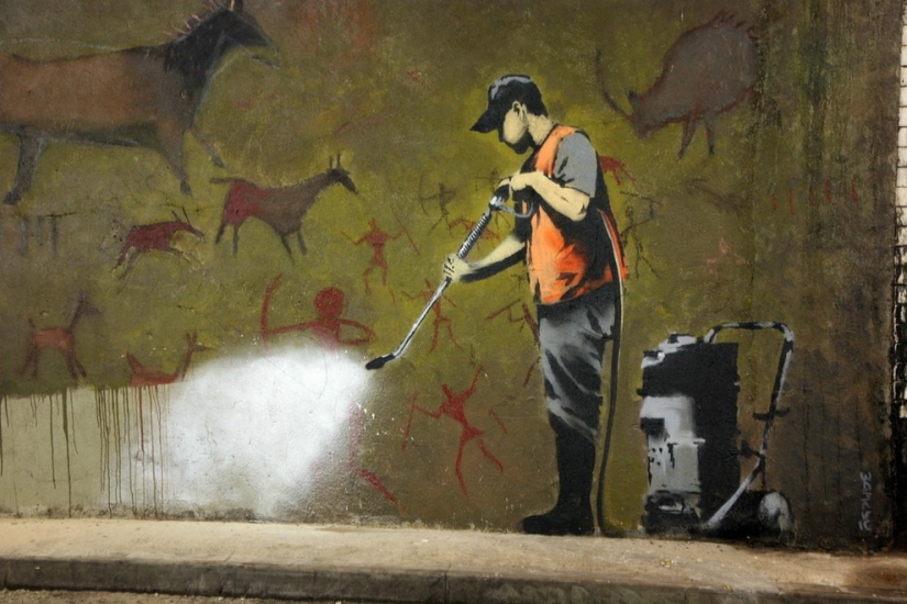 Banksy es la artista de graffiti más misteriosa y escandalosa