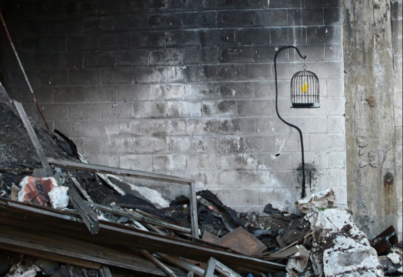 Banksy es la artista de graffiti más misteriosa y escandalosa