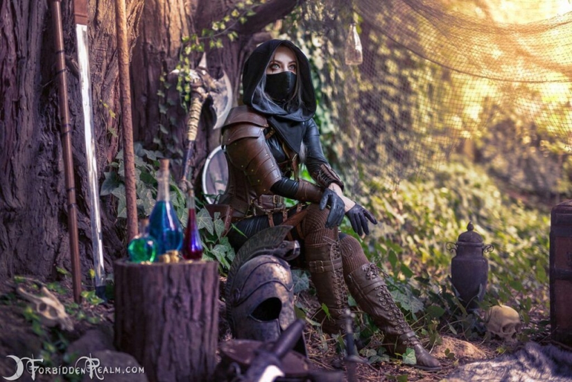 Beautiful Genevieve is a cosplay star who creates her own reality