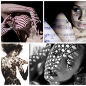 Beautiful girls dressed in shadow