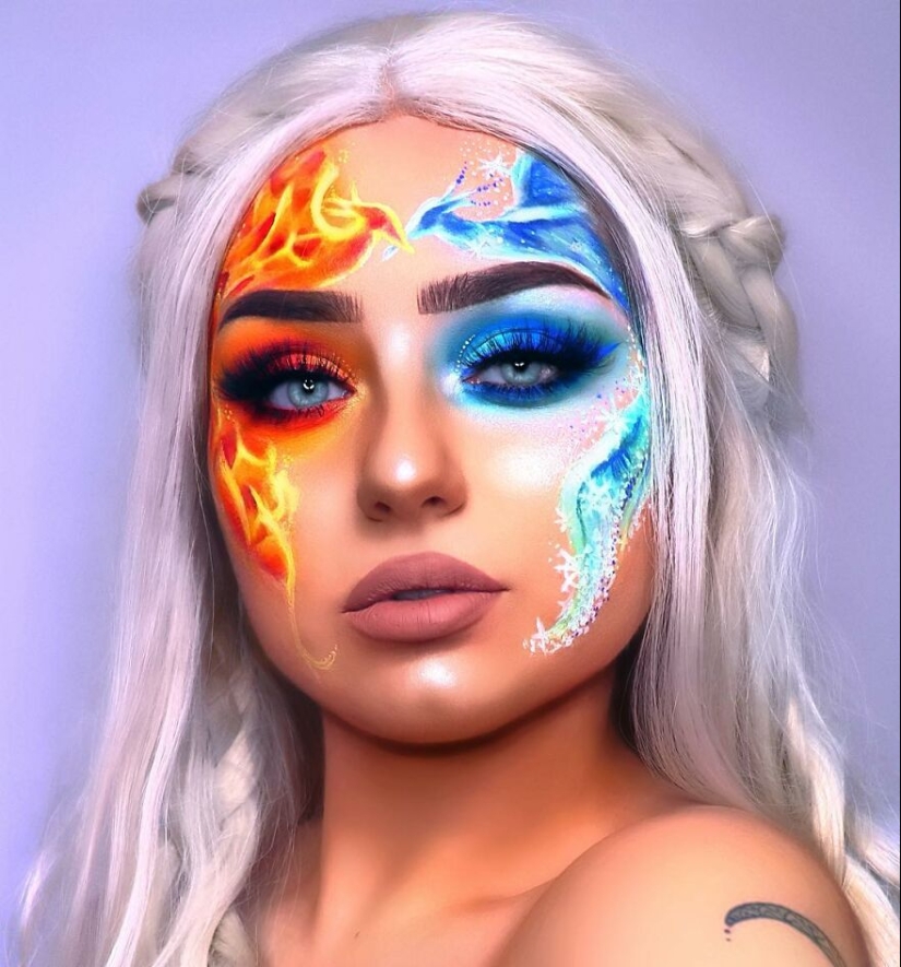 Beauty in the face: a girl from Norway draws incredible pictures