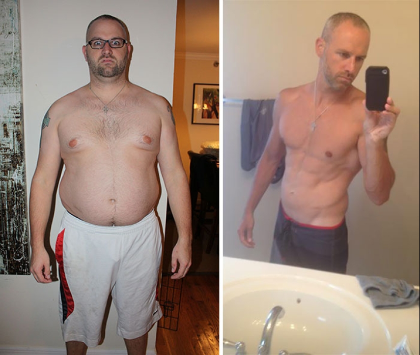 Before and after: 30 incredible examples of transformation with weight loss