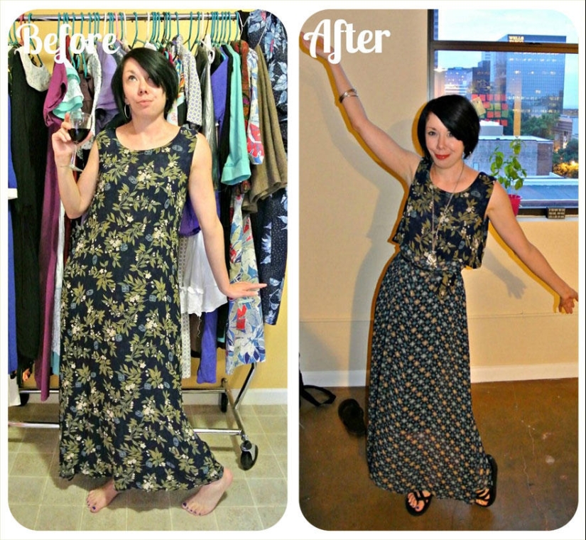 Before and after: amazing transformations of second-hand clothes Before and after: amazing transformations of second-hand clothes