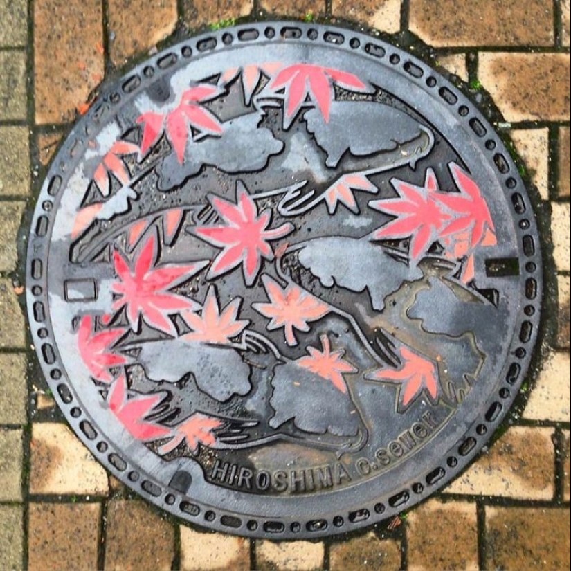 Belleza bajo tus pies: las bocas de registro más bellas de Japón