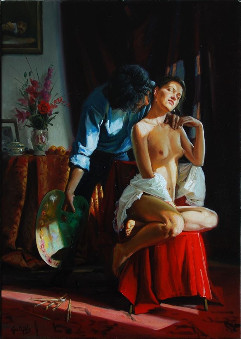 Belleza femenina inmodesta del artista húngaro Laszlo Gulyas Belleza femenina inmodesta del artista húngaro Laszlo Gulyas