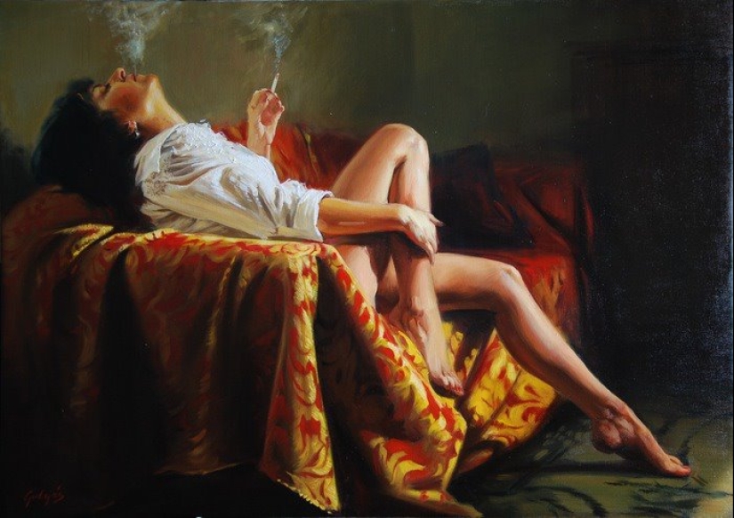 Belleza femenina inmodesta del artista húngaro Laszlo Gulyas Belleza femenina inmodesta del artista húngaro Laszlo Gulyas