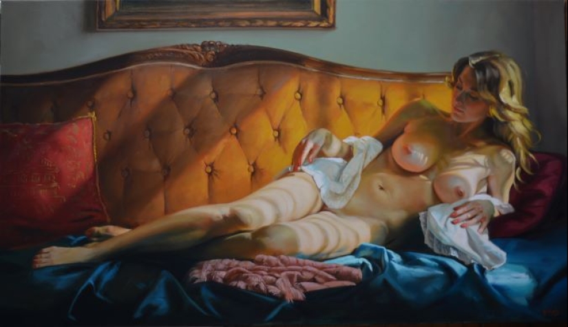 Belleza femenina inmodesta del artista húngaro Laszlo Gulyas Belleza femenina inmodesta del artista húngaro Laszlo Gulyas